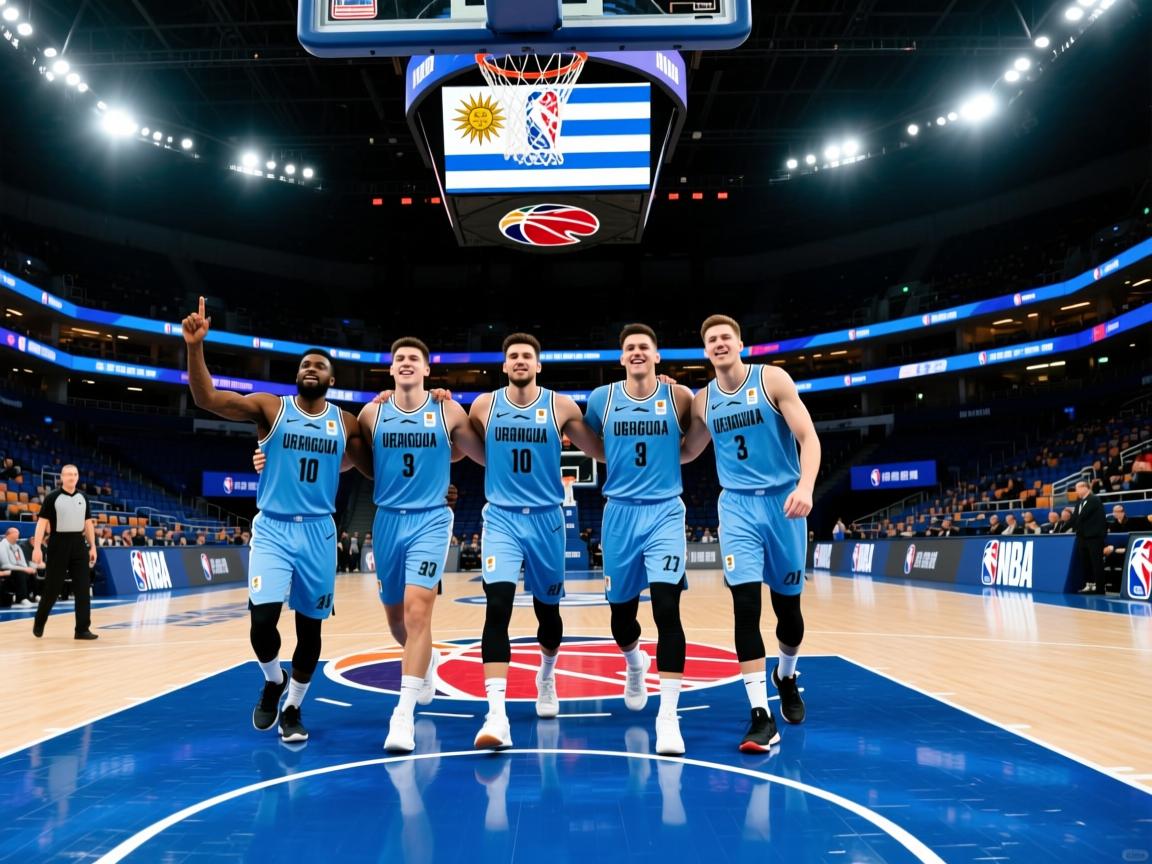 乌拉圭队实现三连胜，以小组第一出线