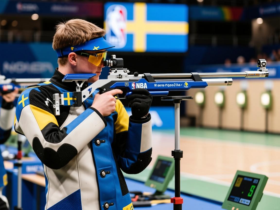 瑞典选手在射击比赛中斩获金牌