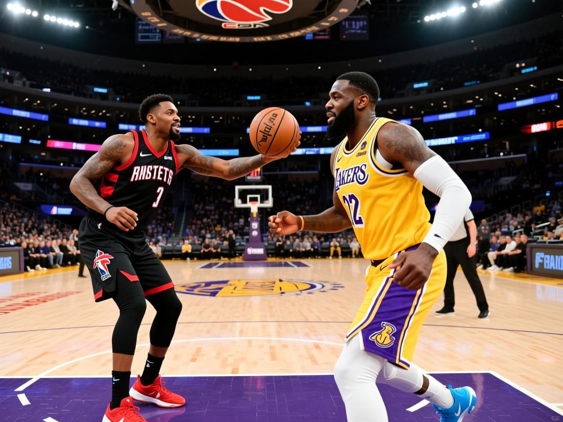 火箭队取得2-0领先，击败湖人